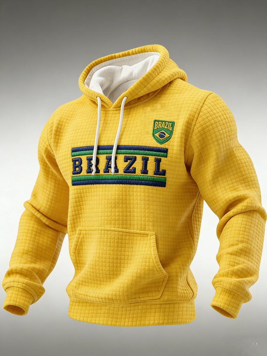 Brazil FIFA World Cup 2026 Hoodie FIFA World Cup Merch For Soccer Players