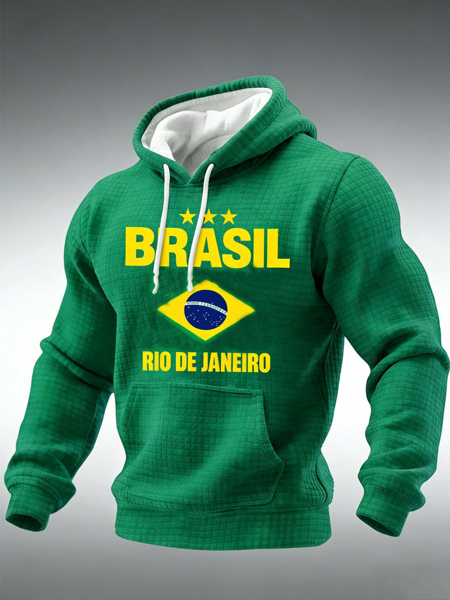 Brazil FIFA World Cup 2026 Merch Rio De Janeiro Hoodie For World Cup Lovers