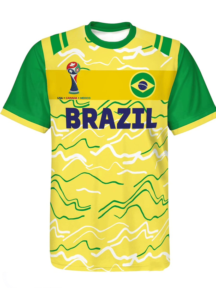 Brazil FIFA World Cup 2026 Shirt Brazil World Cup Team Apparel Game Day Clothing Gifts