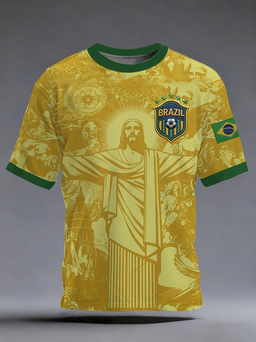 Brazil World Cup 2026 T-Shirt Brazil Soccer Clothing Best Gifts For World Cup Lovers