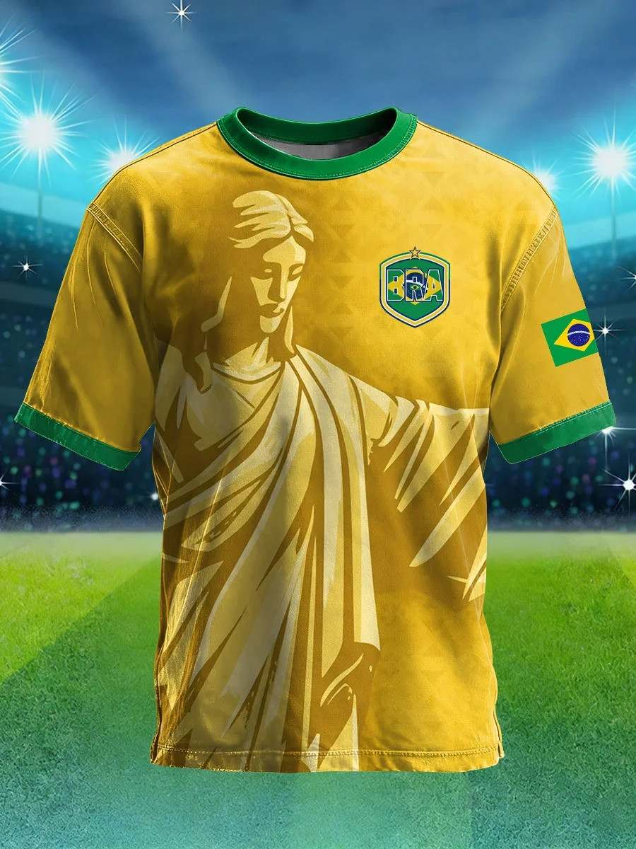 Brazil World Cup 2026 T-Shirt Game Day Style Clothing For Soccer Fans