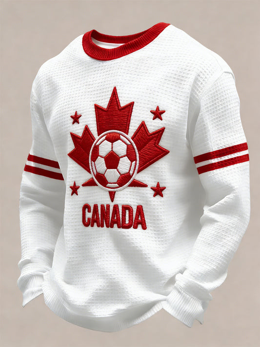 Canada World Cup 2026 Long Sleeve Shirt Soccer Game Day Clothing For World Cup Lovers