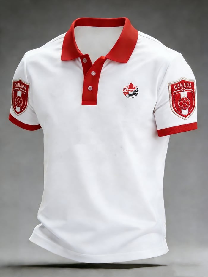 Canada World Cup 2026 Merch Canada Match Day Polo Shirt World Cup Lovers Clothing