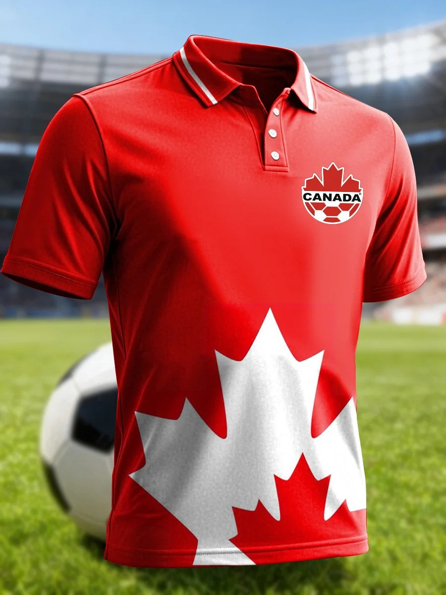 Canada World Cup 2026 Polo Shirt World Cup Merch Best Gifts For Team Canada Lovers