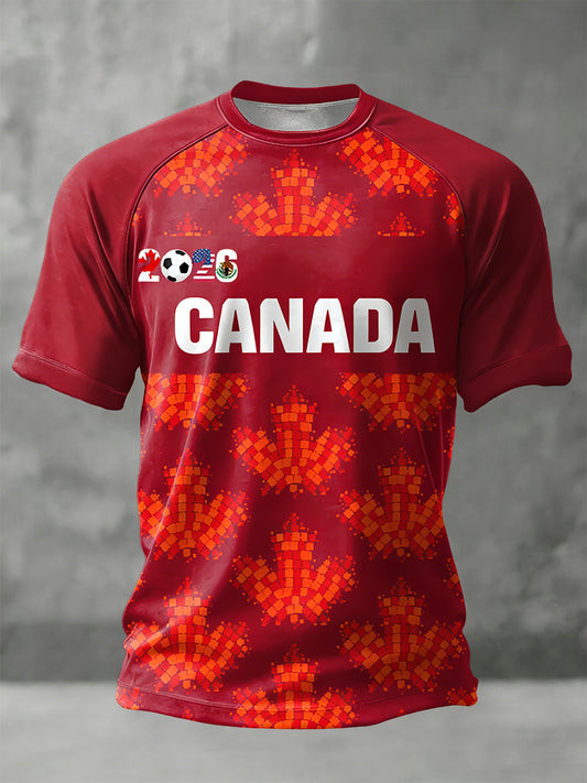 Canada World Cup 2026 Shirt Game Day Tee Sports Day Apparel For World Cup Fan