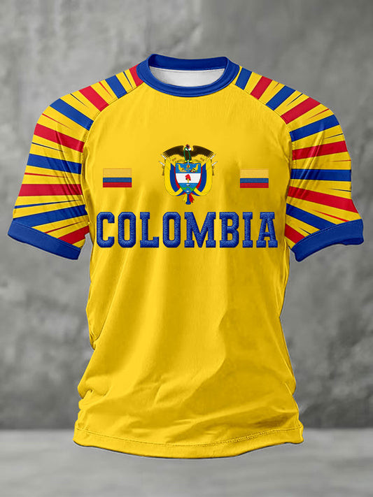 Colombia FIFA World Cup 2026 Shirt World Cup Apparel Soccer For Father's Day