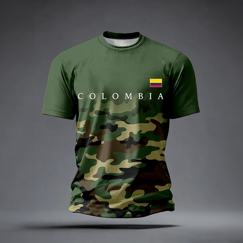 Colombia World Cup 2026 Camo Shirt World Cup Apparel FIFA Merch Fan Gifts Idea