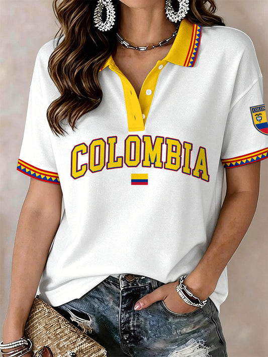 Colombia World Cup 2026 Polo Shirt Colombia World Cup Group Clothing Soccer Fan Gifts