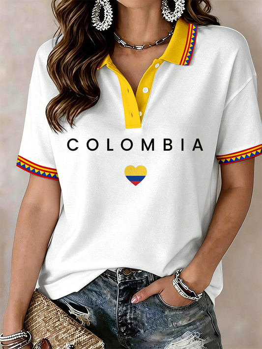 Colombia World Cup 2026 Polo Shirt FIFA World Cup Merch For FIFA Lovers