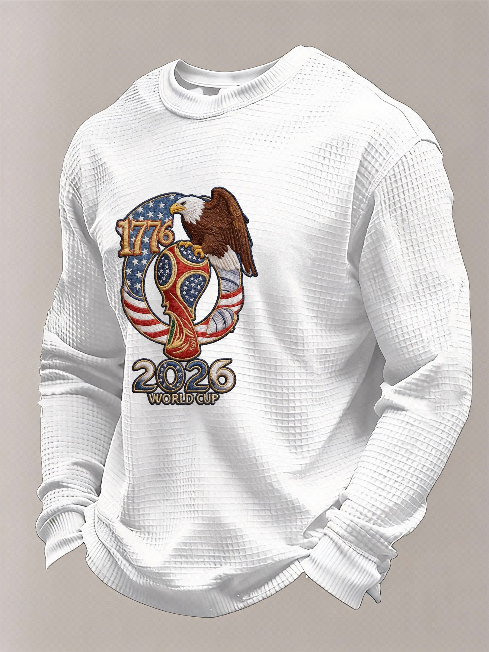 Eagle USA World Cup 1776 2026 Long Sleeve Shirt Game Day Clothing For Soccer Lovers