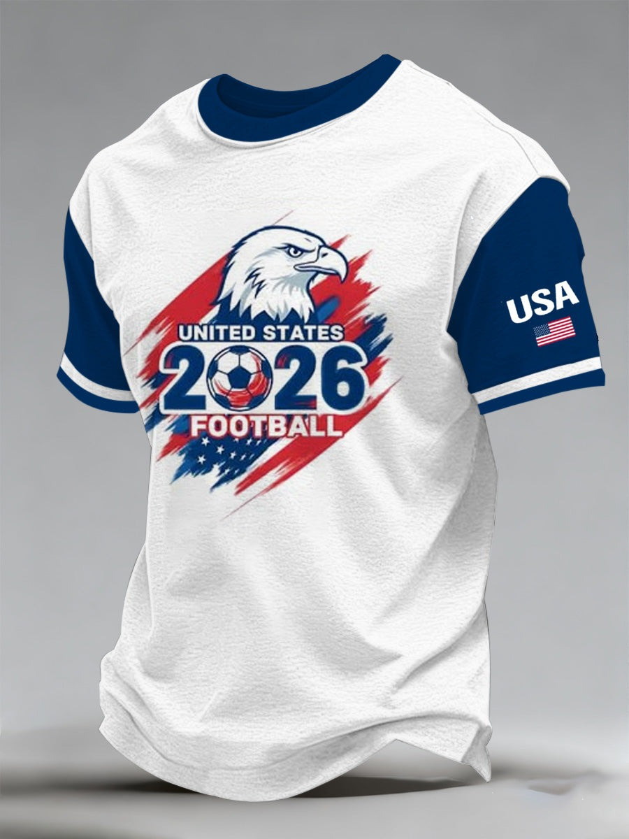 Eagle USA World Cup 2026 Soccer T-Shirt USA World Cup Team 2026 Shirt Football Lover Gift