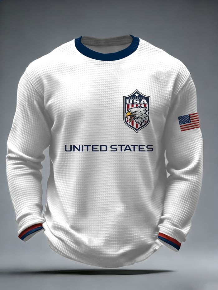 Eagle World Cup 2026 USA Long Sleeve Shirt Game Day Apparel Best Gifts For World Cup Fans