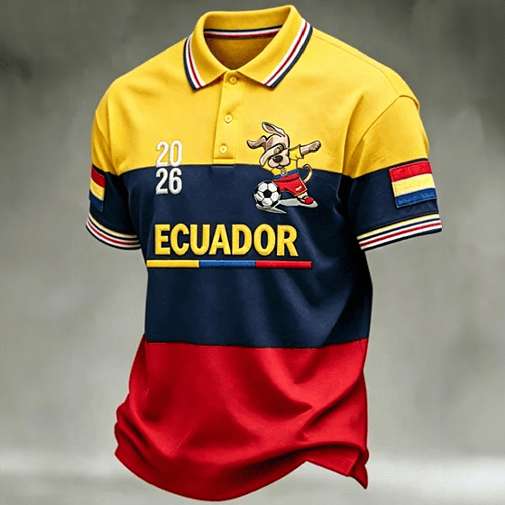 Ecuador World Cup 2026 Polo Shirt Ecuador FIFA World Cup Clothing For Soccer Fan