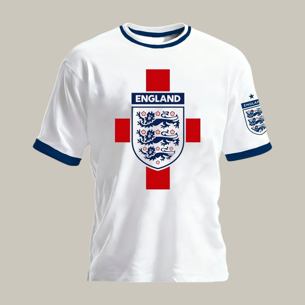 England 2026 FIFA World Cup T-Shirt Soccer Fan Merch Cool For Soccer Lovers