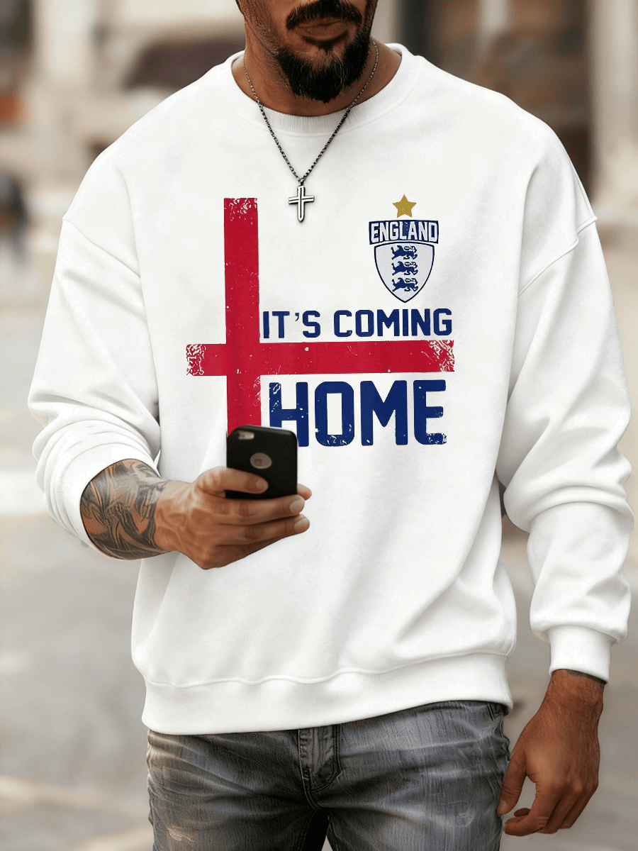 England World Cup 2026 Apparel It's Coming Home Zip Sweatshirt For Dad