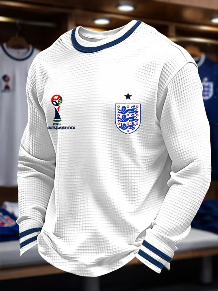 England World Cup 2026 Long Sleeve Shirt Game Day Apparel England Soccer Merch Best Fan Gifts