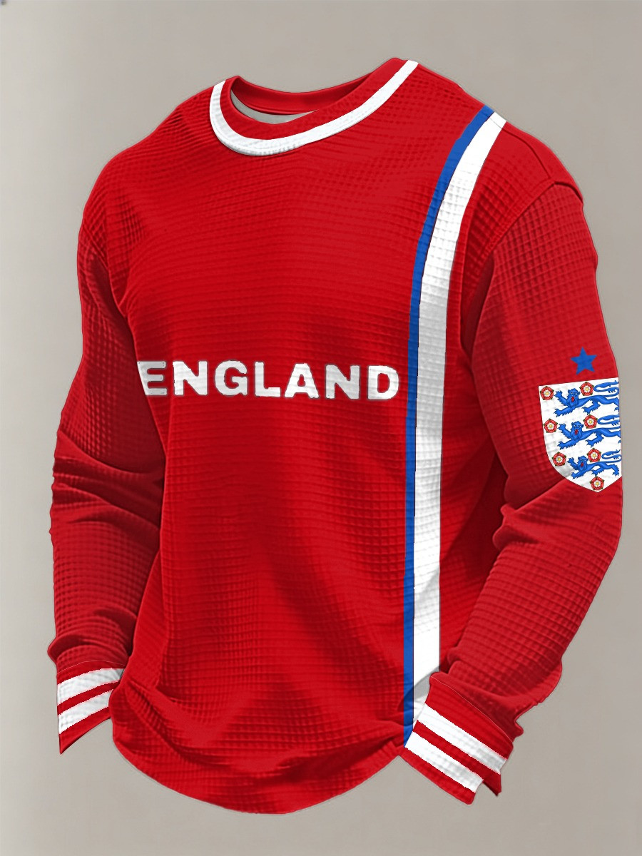 England World Cup 2026 Long Sleeve Shirt World Cup Clothing Best Gifts For Soccer Lovers