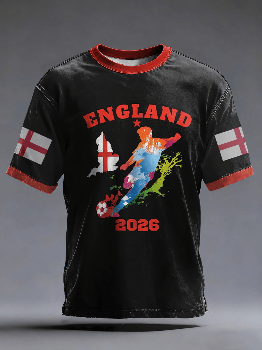 England World Cup 2026 Merch Football Game Day Shirt World Cup Clothing For Dad