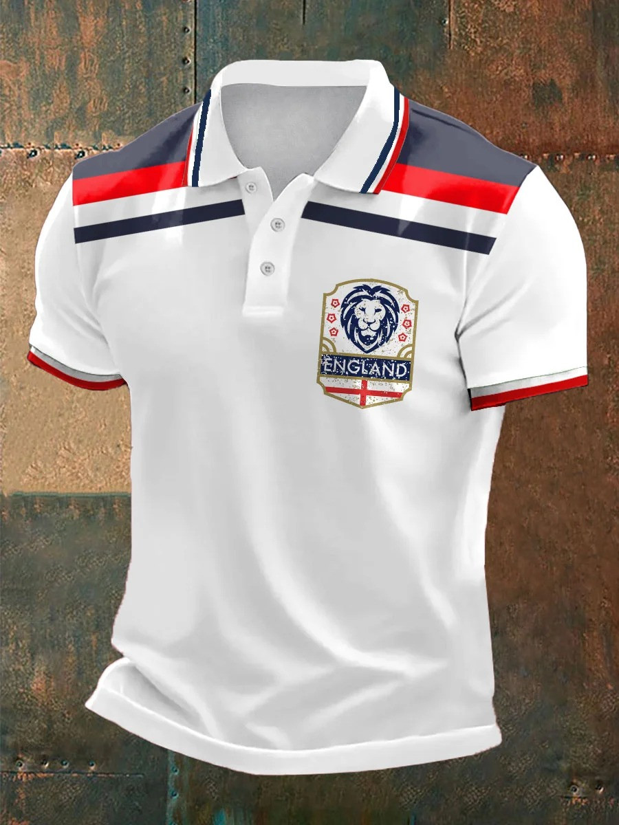 England World Cup 2026 Polo Shirt England Soccer Clothing Best Gifts For World Cup Lovers