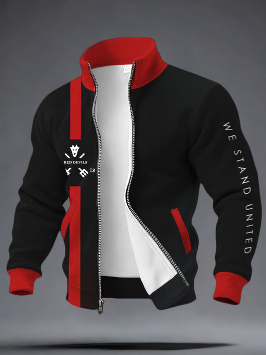 England World Cup 2026 Red Devils Jacket We Stand United Jacket Best Gifts For World Cup Lovers