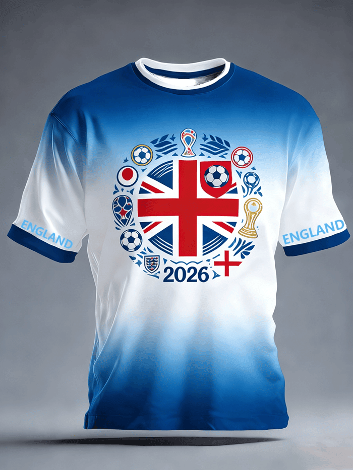 England World Cup 2026 T-Shirt Game Day Apparel Best Gifts Idea For World Cup Lovers