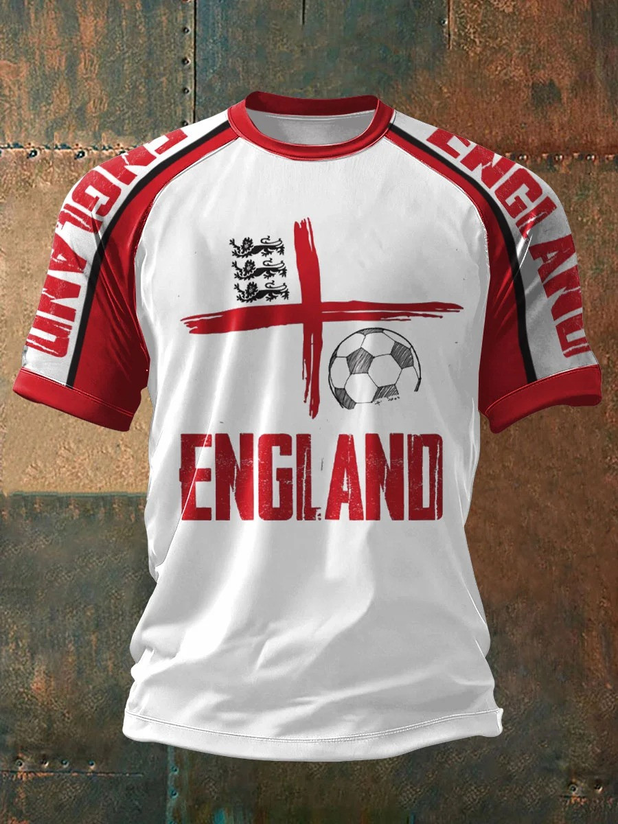 England World Cup 2026 T-Shirt UK England Soccer Shirt Best Gifts For Soccer Lovers