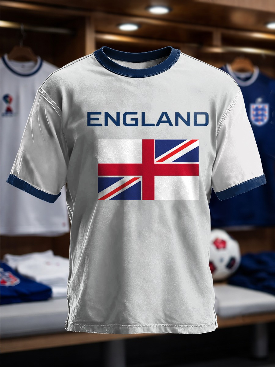 England World Cup 2026 T-Shirt UK Soccer Apparel Best Gifts For England World Cup Lovers