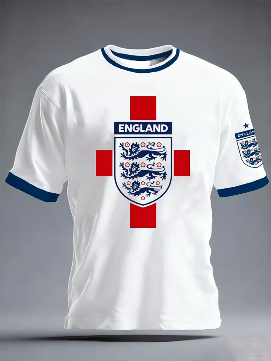 England World Cup 2026 T-Shirt UK Soccer Shirt Best Gifts For England Team Supporters