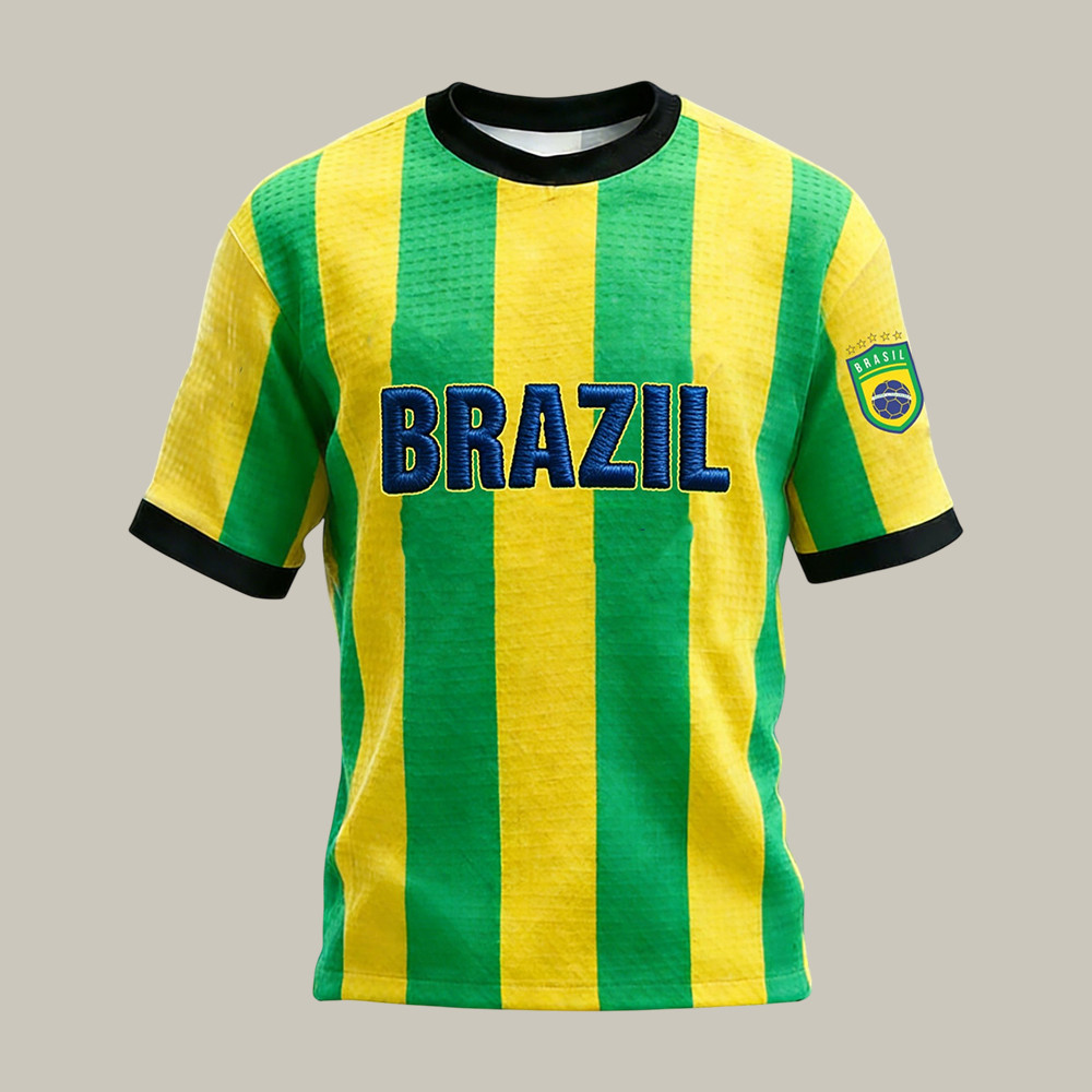 FIFA World Cup 2026 Brazil T-Shirt Game Day Shirt Soccer Lover For Father's Day