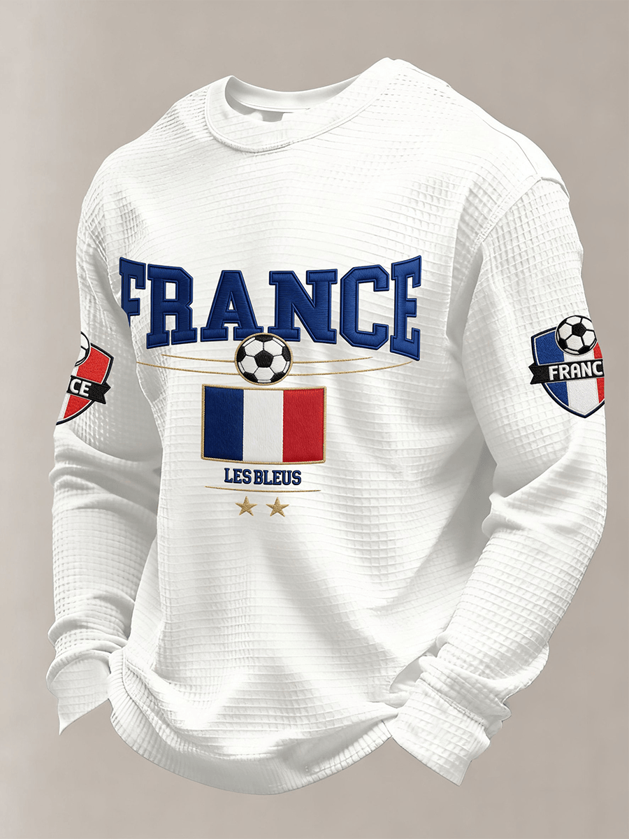 FIFA World Cup 2026 France Long Sleeve Shirt France World Cup Merch Soccer For French