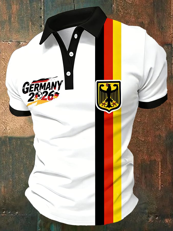 FIFA World Cup 2026 Germany Polo Shirt Germany Soccer Apparel For Soccer Fan