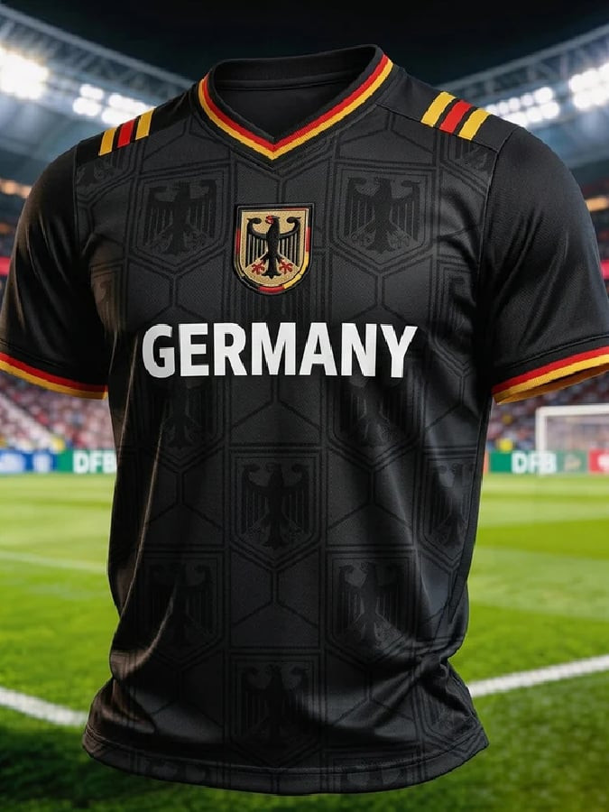 FIFA World Cup 2026 Germany V-Neck Shirt Germany World Cup Team Apparel Football Fan Gift