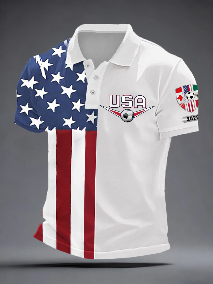 FIFA World Cup 2026 North America Polo Shirt Soccer Game Day Shirt Best Gifts For Men