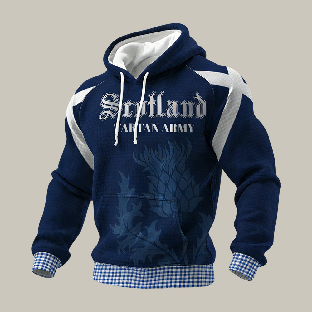 FIFA World Cup 2026 Scotland Hoodie Tartan Army Soccer Apparel For Huge Fan