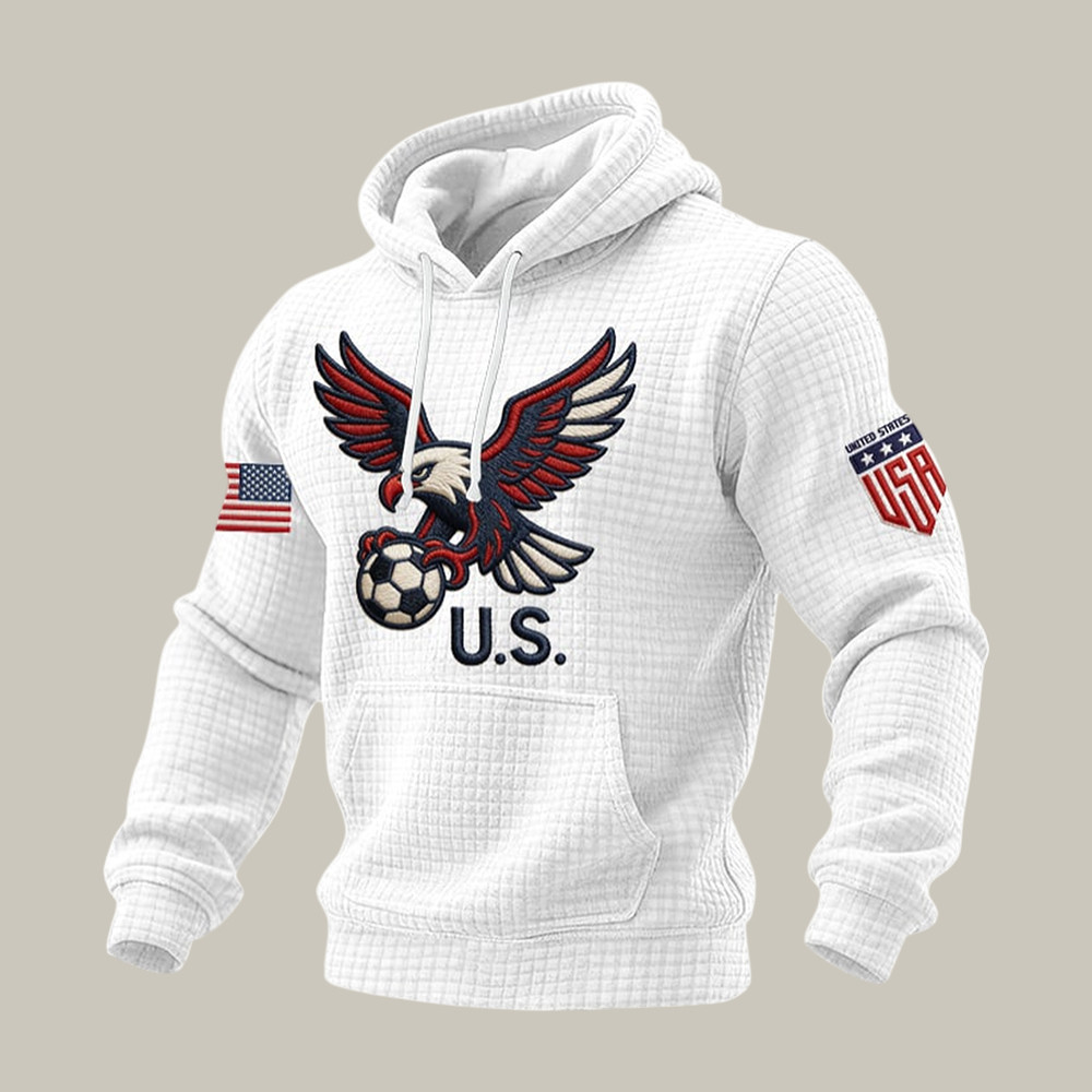 FIFA World Cup 2026 USA Eagle Hoodie US National Football Apparel For Fan