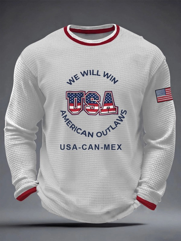 FIFA World Cup 2026 USA Long Sleeve Shirt We Will Win American Outlaws Shirt Soccer Best Gifts