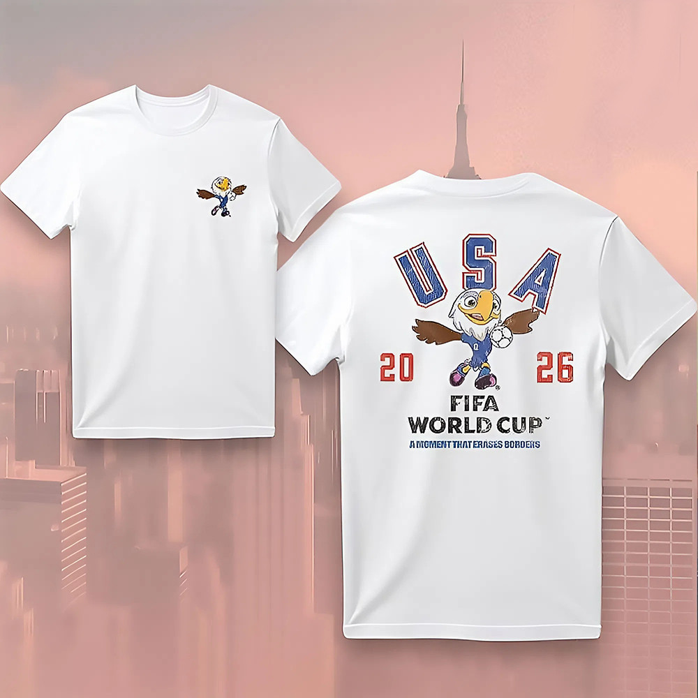 FIFA World Cup 2026 USA Mascot Graphic T-Shirt Game Day Shirt For World Cup Fan