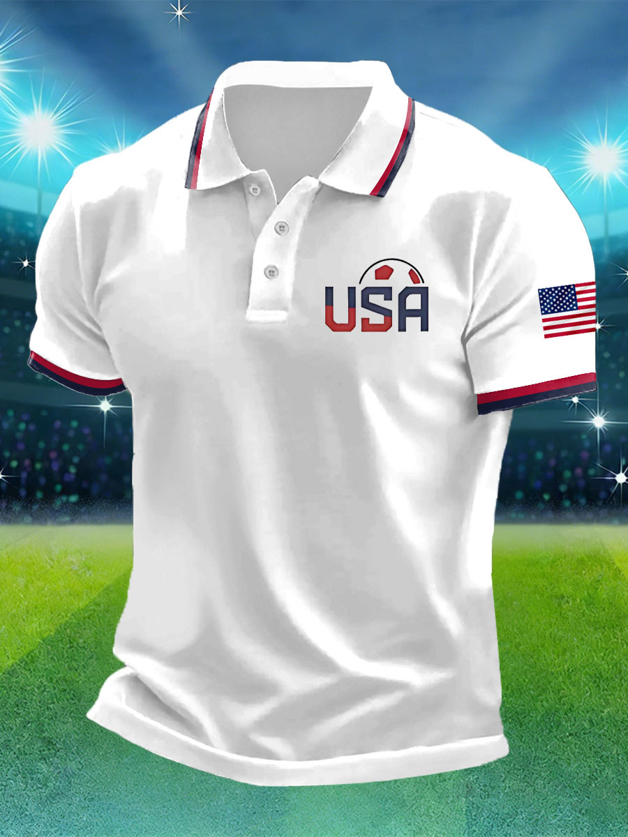 FIFA World Cup 2026 USA Polo Shirt FIFA World Cup Merch Team USA Apparel Soccer Lovers Best Gifts