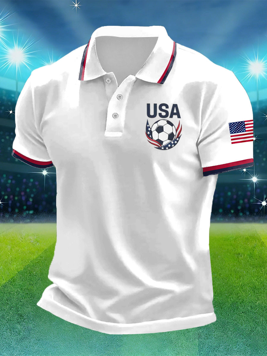 FIFA World Cup 2026 USA Polo Shirt Team USA Shirt World Cup Merch Soccer Fans Best Gifts Idea