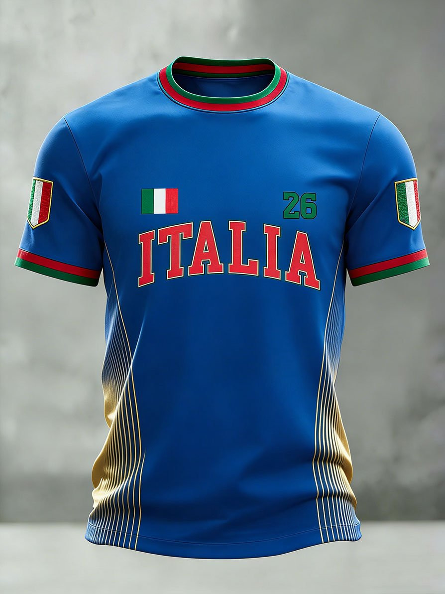 FIFA World Cup Italy 2026 Shirt Sports Fan Apparel Soccer Players Outfits Fan Gifts