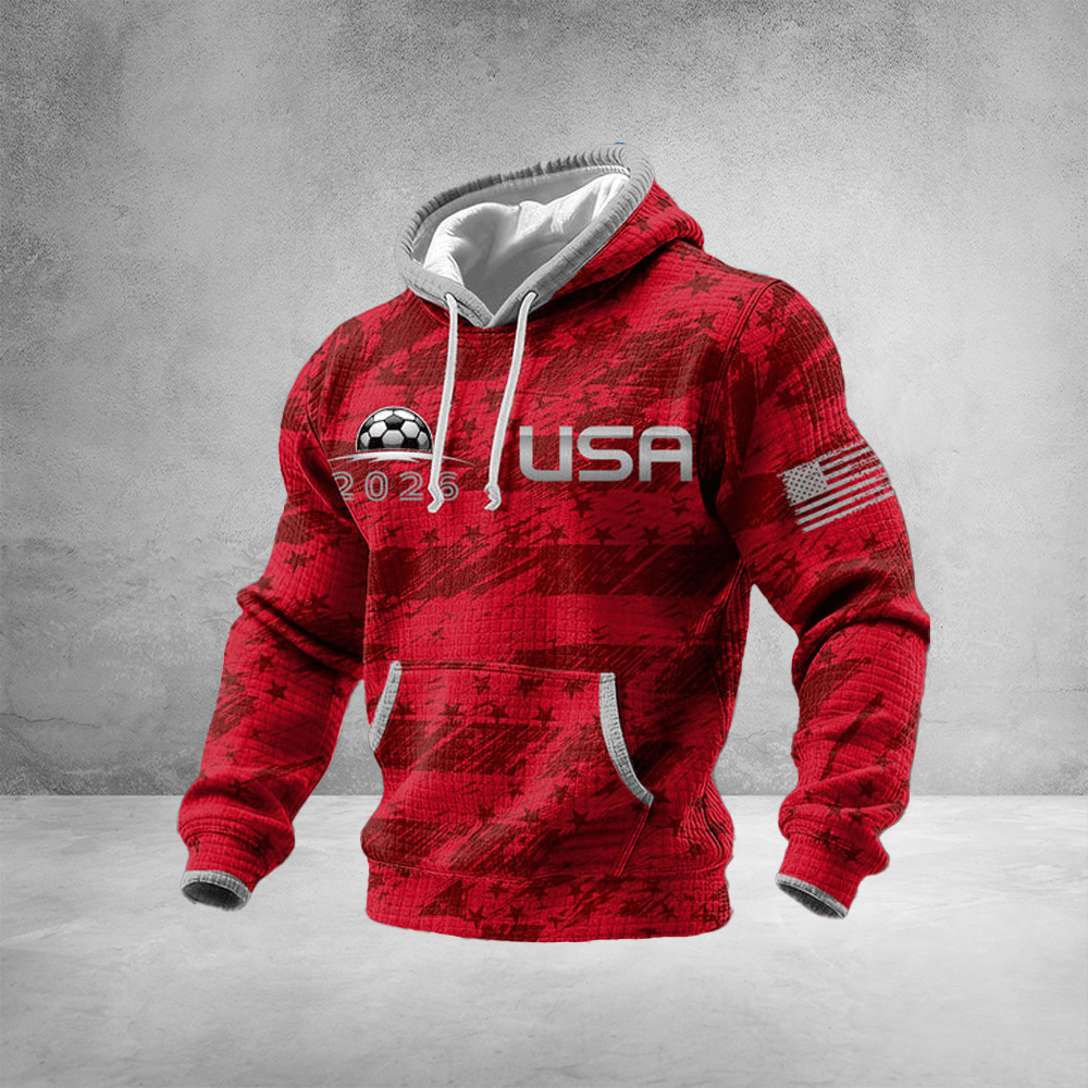 FIFA World Cup USA 2026 Hoodie USA Soccer Team Apparel For World Cup Fan