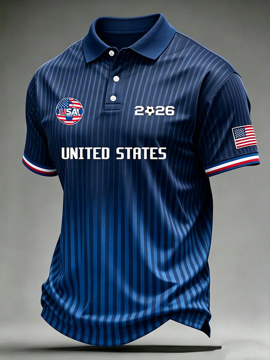FIFA World Cup USA 2026 Polo Shirt FIFA World Cup Apparel For American