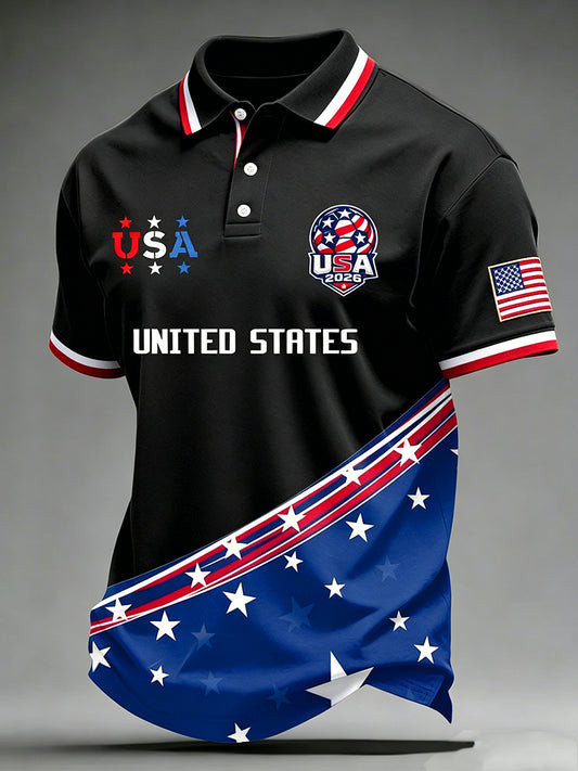 FIFA World Cup USA 2026 Polo Shirt USA Soccer Merch World Cup Lovers Gifts Idea