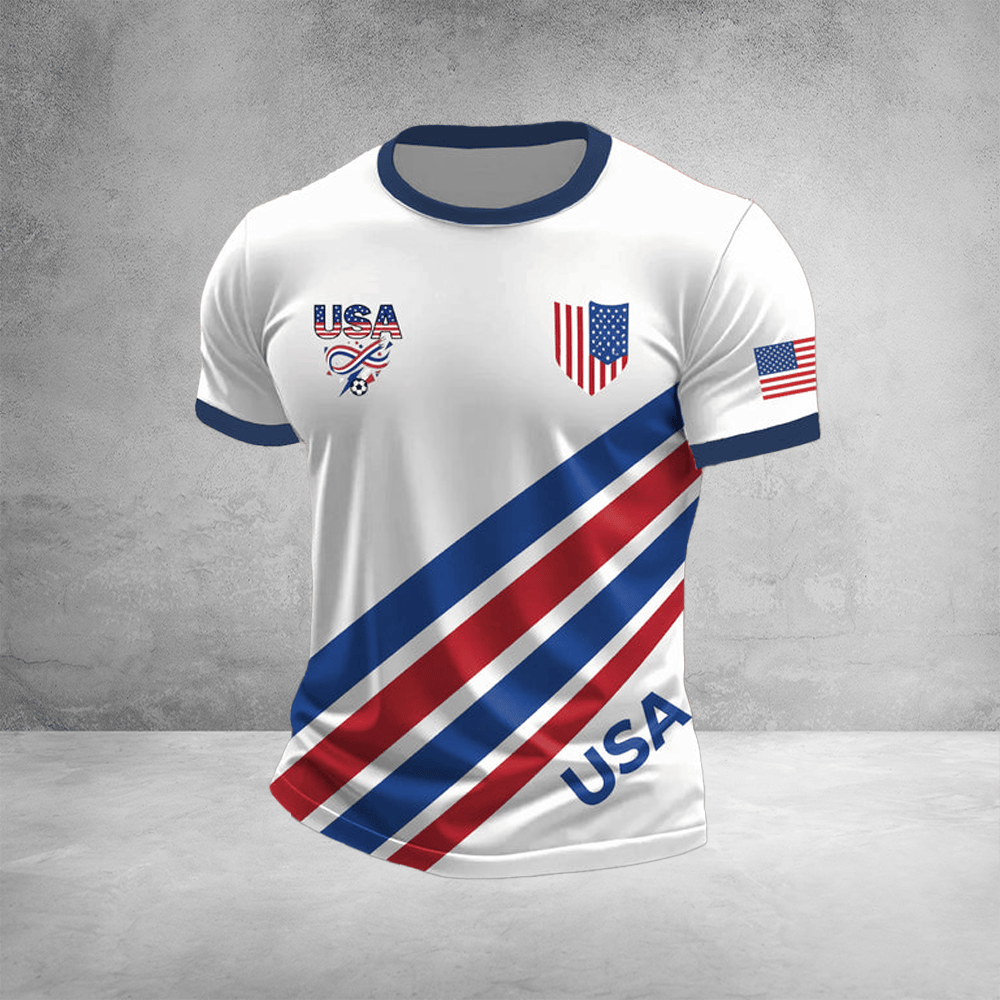 FIFA World Cup USA Shirt American Flag Shirts World Cup Merch For Soccer Players