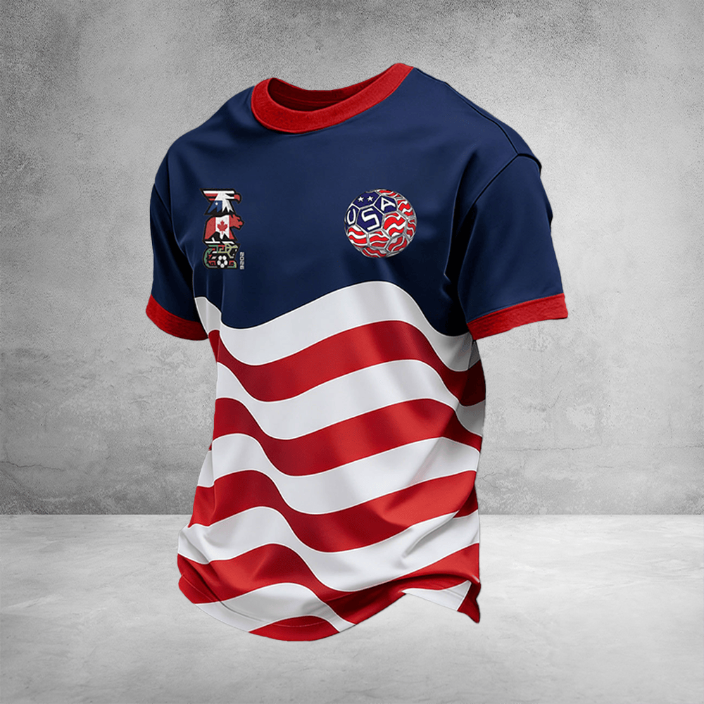 FIFA World Cup USA Shirt Soccer Outfits Game Day Attire For Team USA Fan