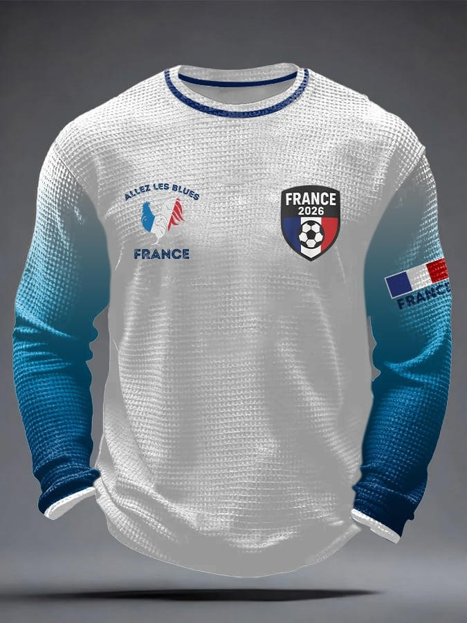 France World Cup 2026 Long Sleeve Shirt Soccer Game Day Apparel Best Gifts For World Cup Fans