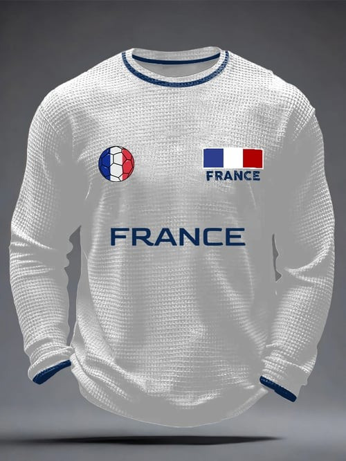 France World Cup 2026 Merch France Soccer Long Sleeve Shirt For Soccer Players