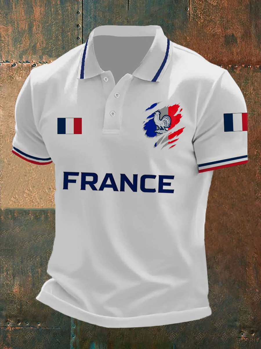 France World Cup 2026 Polo Shirt France Soccer Shirt World Cup Merch Best Gifts For Grandpa