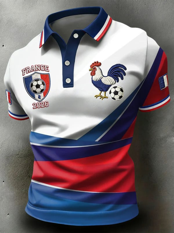 France World Cup 2026 Polo Shirt France World Cup Team Outfits For Soccer Lovers