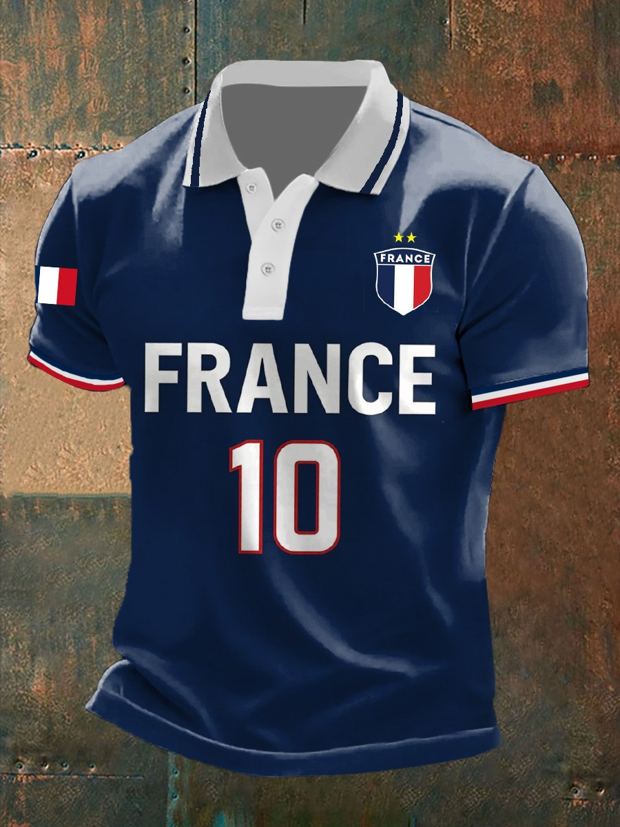 France World Cup 2026 Polo Shirt Soccer Clothing Team France Supporters Best Gifts Idea